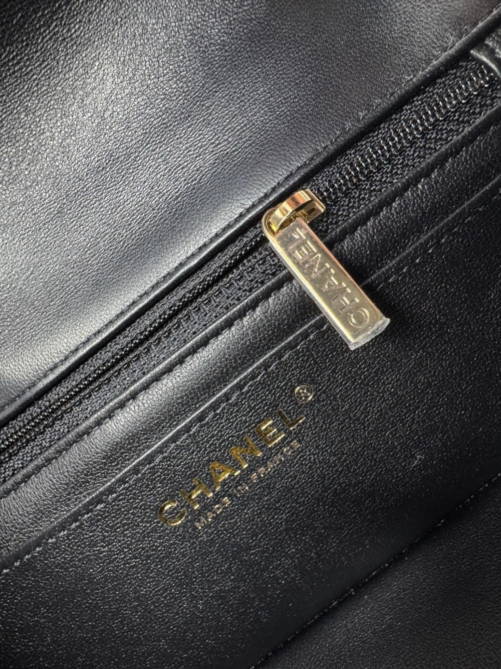 Chanel Lambskin Mini Rectangular Classic Flap Black - Picture 9 of 12
